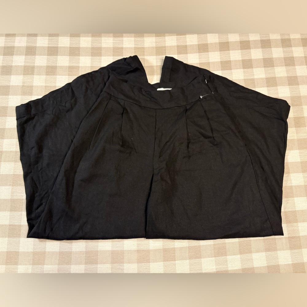 NWOT Avec Les Filles Black Palazzo Pants - Picture 2 of 7